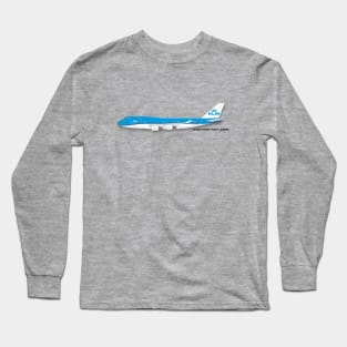 KLM Airlines Boeing 747 400 Long Sleeve T-Shirt